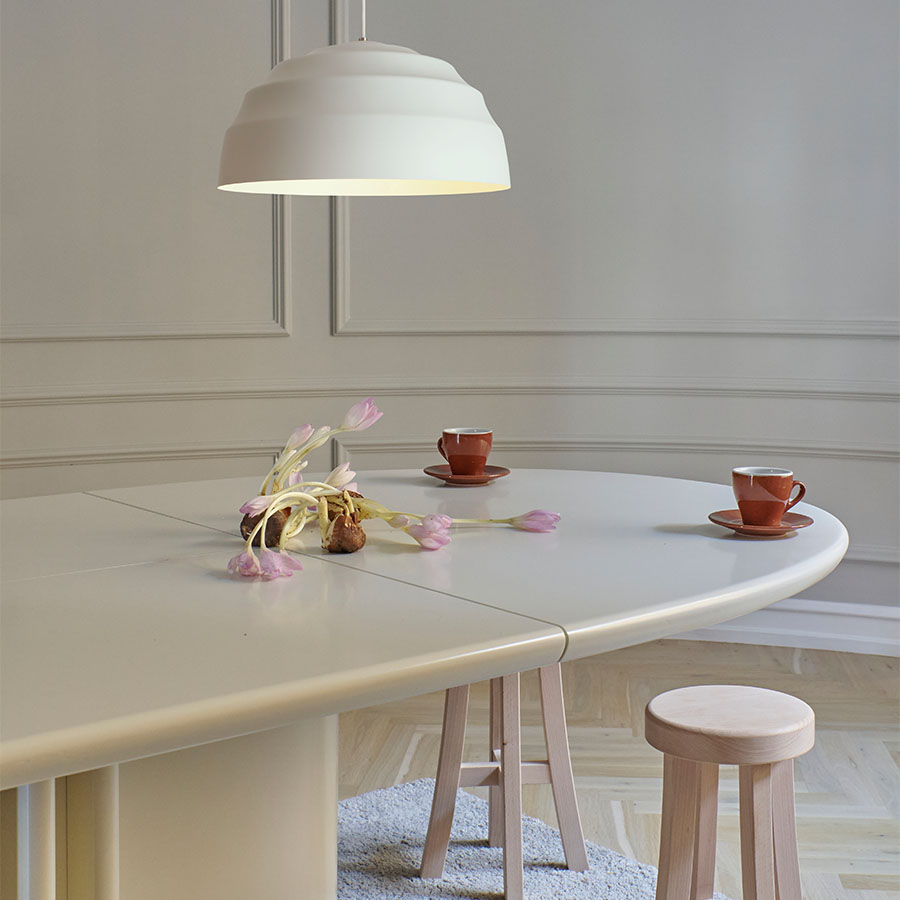 GREENHOLT　グリーンホルト　ペンダントライト NAMI-GUMO  ホワイト（玄関渡し品）