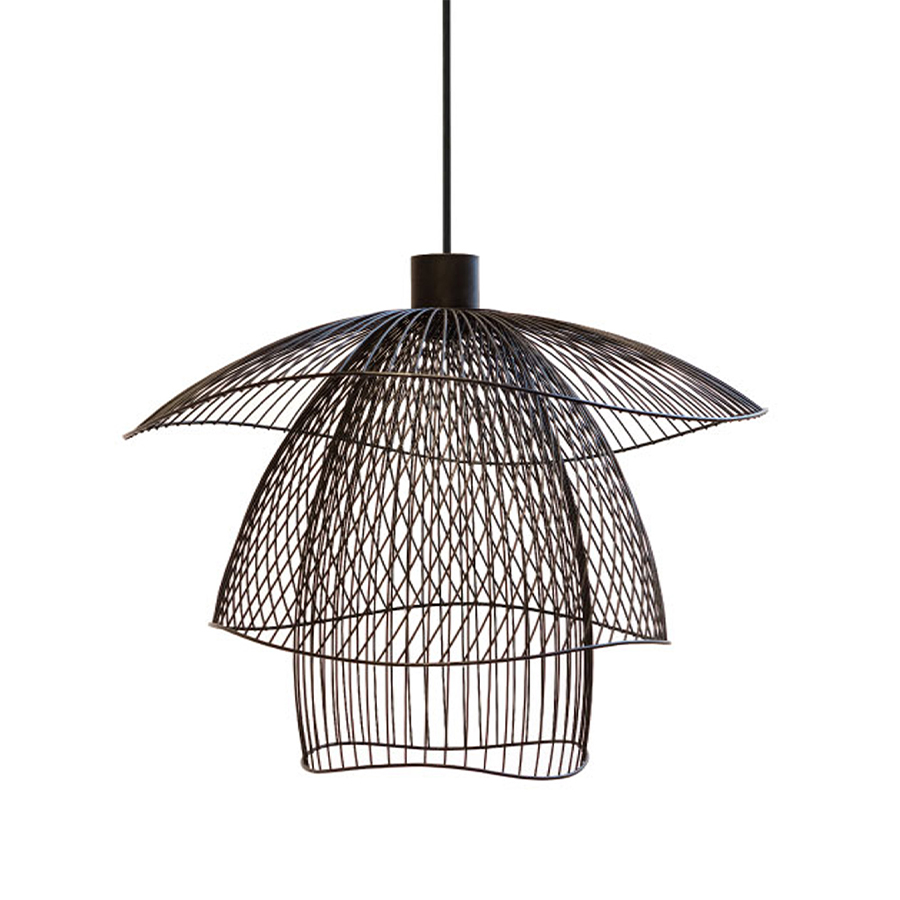 FORESTIER フォレスティア ペンダントライト SUSPENSION PAPILLON SMALL ブラック（玄関渡し品）