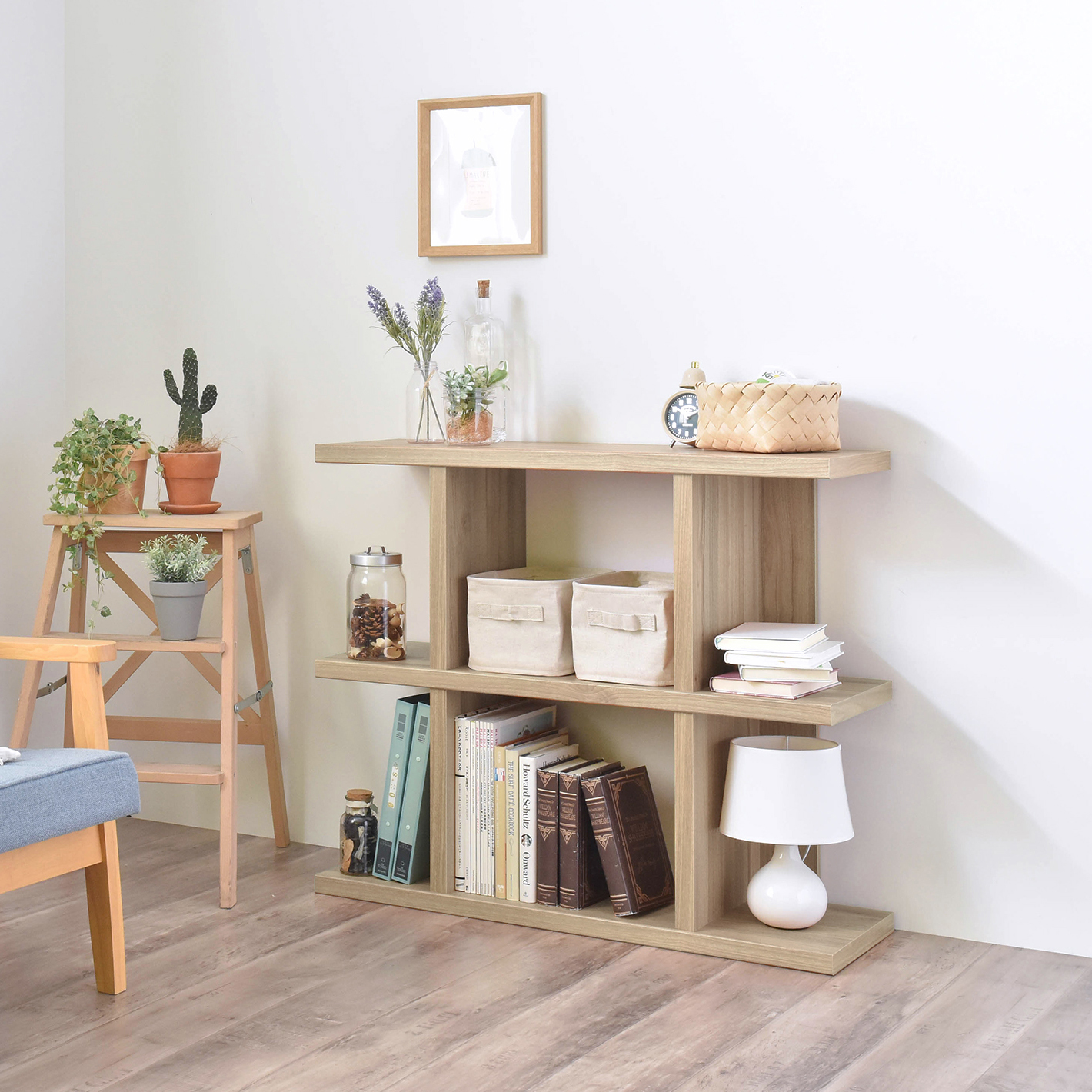 フォーフル　Fizz（フィズ）シェルフ（ロータイプ90cm幅） 送料込み・玄関渡し品