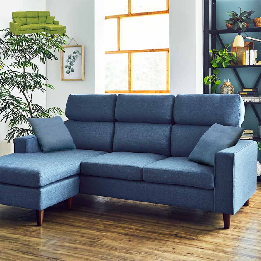 関家具　カウチソファ　ルピア