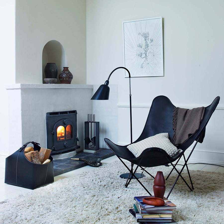 CUERO　クエロ　ビーケーエフ　バタフライチェア　マリポサ　ブラック（玄関渡し品）