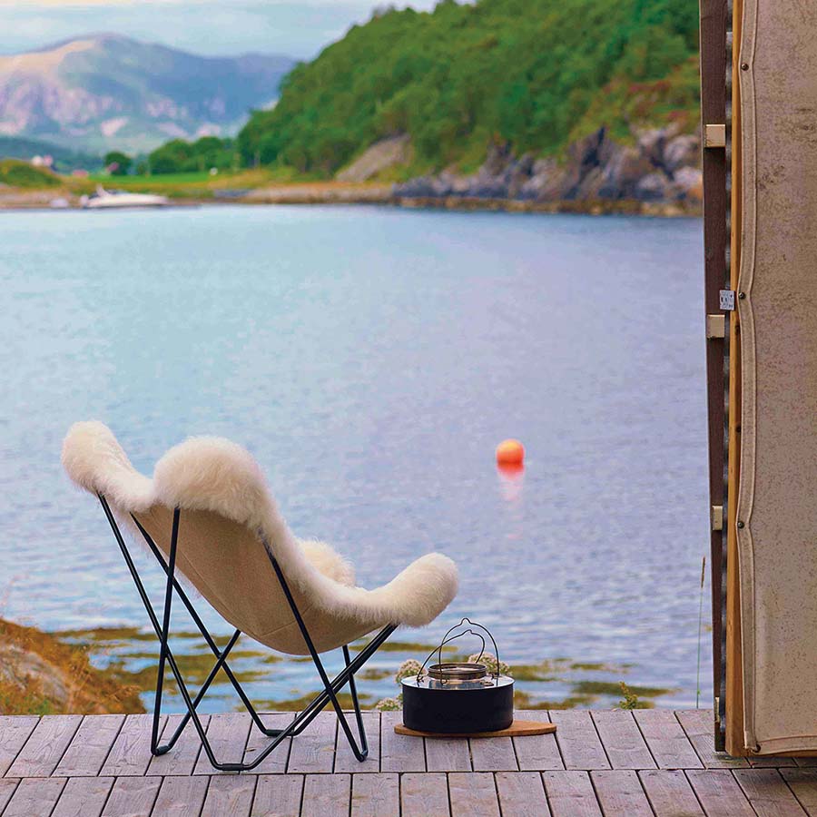 CUERO　クエロ　ビーケーエフ　バタフライチェア　アイスランドマリポサ（玄関渡し品）